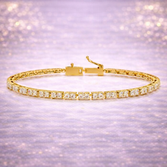 3.00ct lab-grown tennis bracelets