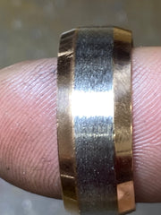 Two rows of sparkle. One clean, timeless band