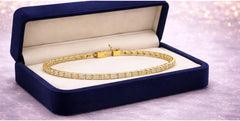 3.00ct lab-grown tennis bracelets