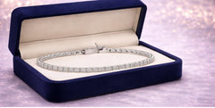 3.00ct lab-grown tennis bracelets