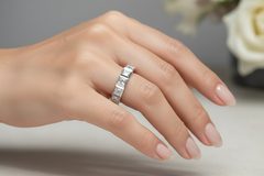 Princess Diamond Eternity-Style Band