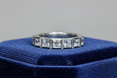 Princess Diamond Eternity-Style Band