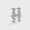 Bezel Bubble Drop Earrings(Multi Stone)